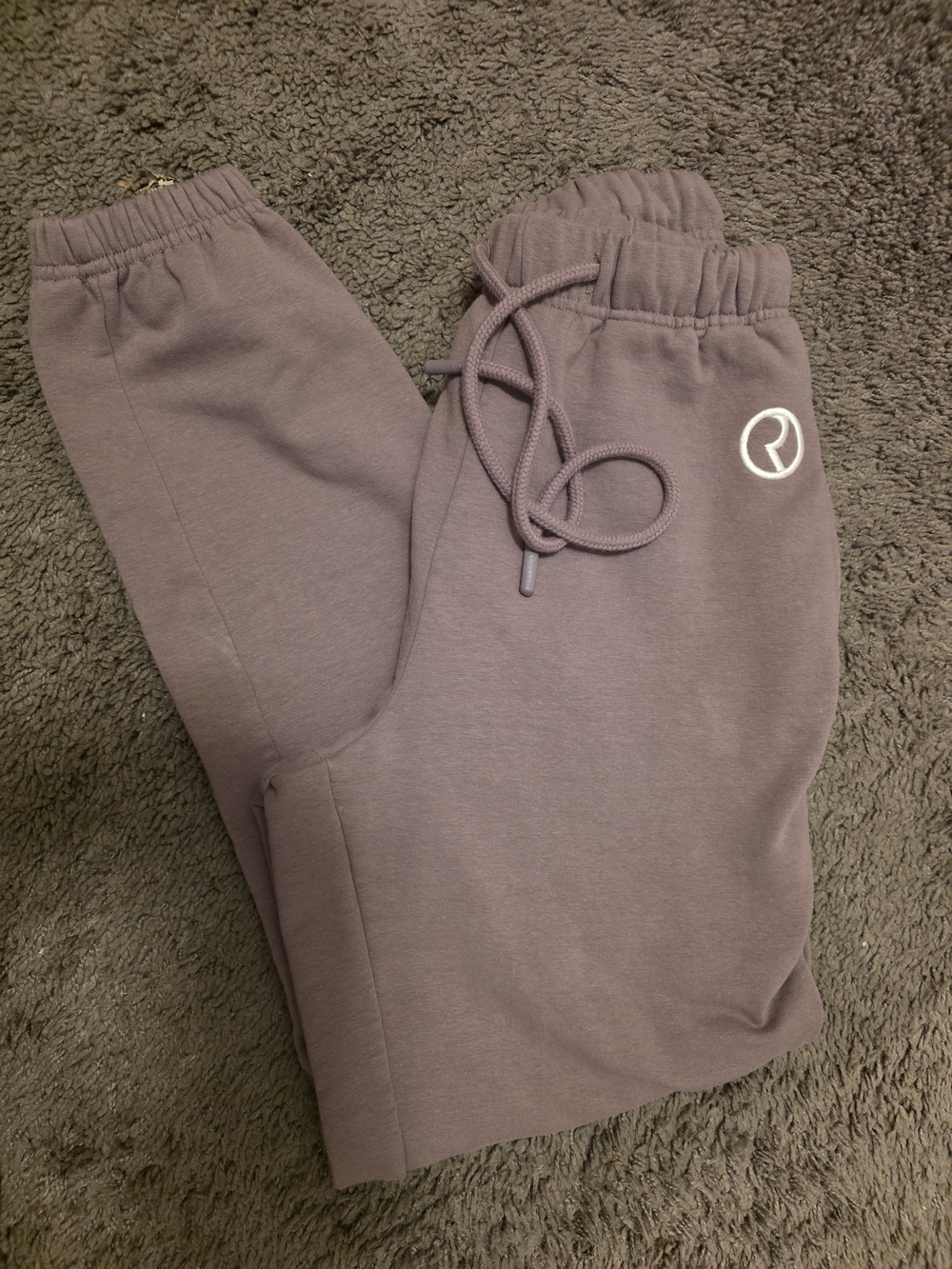 Rare Beauty Lavender-Mauve Drawstring Sweatpants